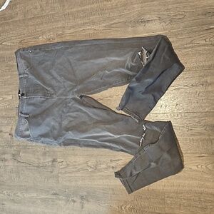 EA All Things Tall The Kristina Grey Open Knee High Rise Waist Skinny Jeans